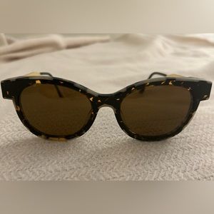 THEIRRY LASRY - LYCHEE tortoise shell polarized sunglasses.